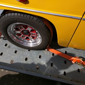 Sanglage des roues